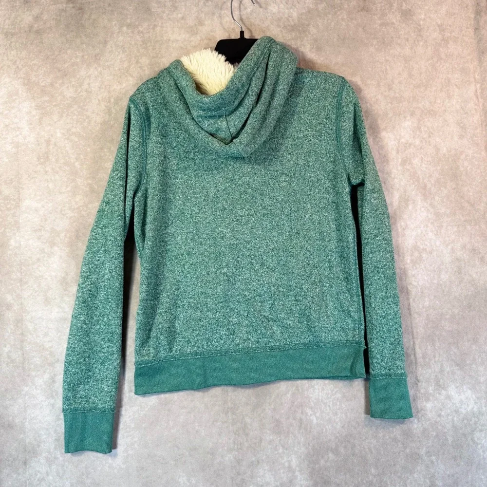 Y2K Vintage Aeropostale Hoodie Juniors M Green Marled Twilight Elena Gilbert